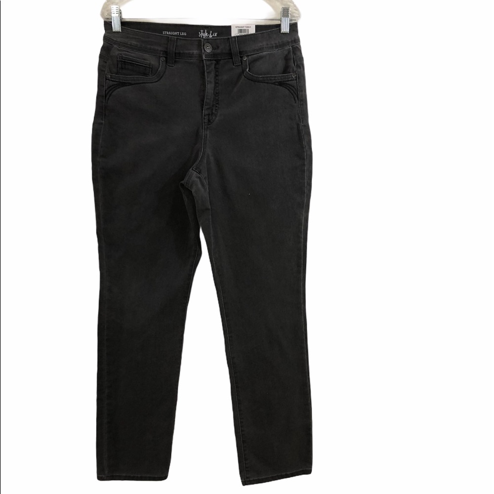 Style & Co. High Rise Tummy Control Jeans - Picture 4 of 5